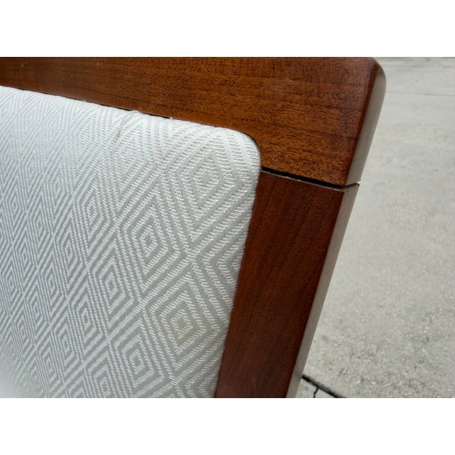 Vintage American Walnut Armchairs by Charles McMurray Designs, Set of 8 For Sale - Image 11 of 18