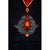 1880s Classic Navy Bold Medallion Antique Persian Bijar Handknotted Wool Rug For Sale - Image 4 of 10