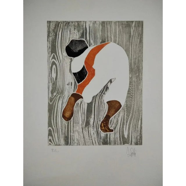 Contemporary Jaume Solé, Composition, 1980, Engraving & Lithograph For Sale - Image 3 of 9