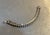 1960s-70s silver tone metal chunky snake link bracelet. Excellent condition.
