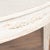 Wood Large Round White Swedish Gustavian Style Dining Table, Reproduction For Sale - Image 7 of 15