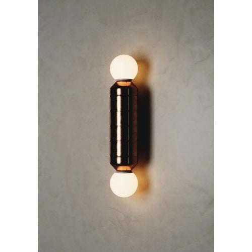 Navazi Medium Wall Lamp in Scorched Coal Ceramic and Glass by Svitanok For Sale - Image 9 of 18