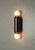 Navazi Medium Wall Lamp in Scorched Coal Ceramic and Glass by Svitanok For Sale - Image 9 of 18