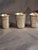 Metal Antique Transitional Russian 84 Silver Kiddush Cups Zakhoder Kiev 1890-1915 - Set of 3 For Sale - Image 7 of 11