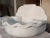 Not Yet Made - Made To Order Carrara Marble Sink With Backsplash For Sale - Image 5 of 7