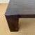 Beam Style Reclaimed 96” Pine Dining Table in Dark Walnut Finish For Sale - Image 10 of 11