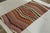 Traditional Vintage Mid-Century Geometric Blue Wool Kilim Rug With Multi-Color Accents For Sale - Image 3 of 9