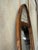 Contemporary Vintage Snowshoe Mirror Wall Shelf For Sale - Image 3 of 12
