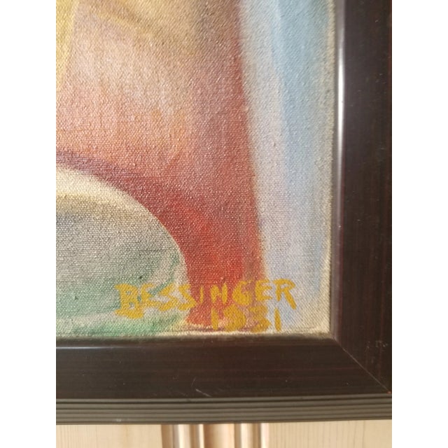 Frederic Herbert Bessinger (1886-1971) Very nice condition. Contemporary frame Framed dimensions - 23.5 w X 27.5 h