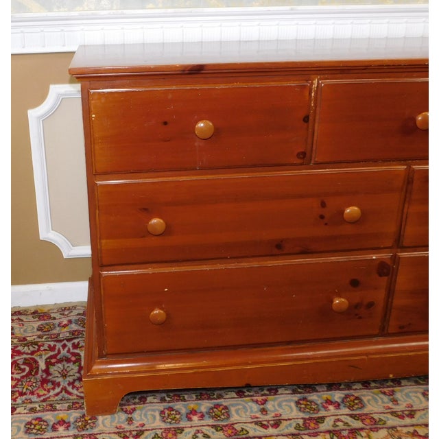 Lane Adaptation Furniture Museum of Folk Art America Collection Pine 7 Drawer Bedroom Dresser ...