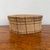 Farmhouse Antique Round Plaid Fabric Covered Band Box With Lid For Sale - Image 3 of 8