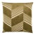 Schumacher x Victor Glemaud Jessie Cut Velvet 18" Pillow In Olive For Sale