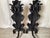 Circa 1900 Pair Of Lion Motif Andirons For Sale - Image 9 of 9