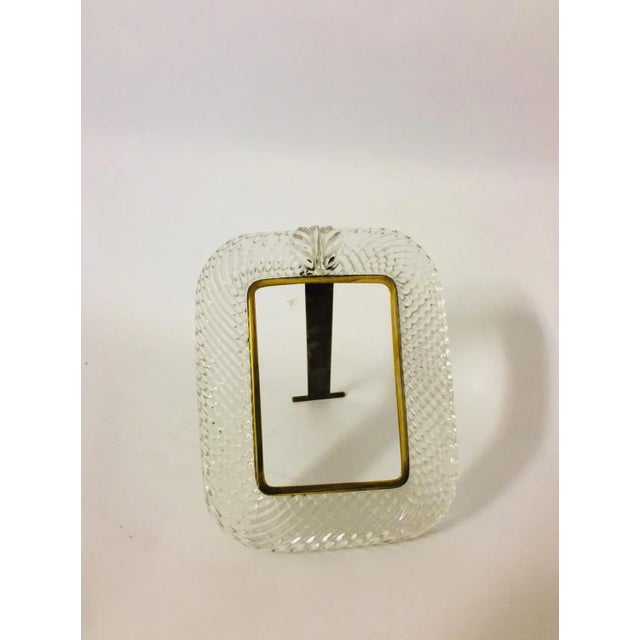 Vintage Murano Glass Photo Frame, 1940s Chairish