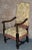 Antique Carved Oak Armchair Tudor Jacobean Style High Back Tapestry Fringe 1920s For Sale In Philadelphia - Image 6 of 13