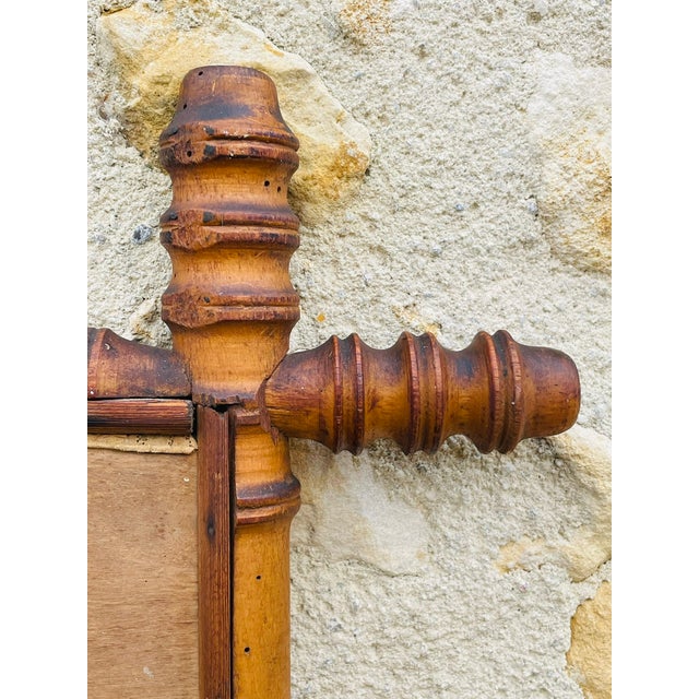 French Faux Bamboo and Turned Wood Mirror, 1900s For Sale - Image 15 of 18