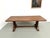 Magnificent 1950s monastery-style dining table, a piece of character that combines architectural robustness with timeless...