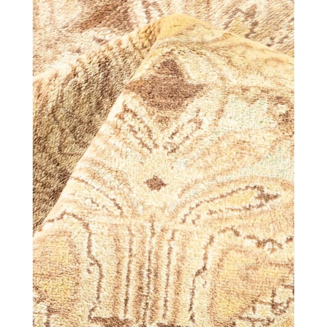 Textile Mogul, One-of-a-Kind Hand-Knotted Area Rug in Yellow, 6' 2" x 8' 4" For Sale - Image 7 of 8