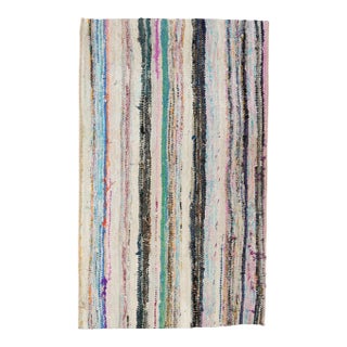 Decorative Mini Rag Rug - 1`8″ X 2`10″ For Sale