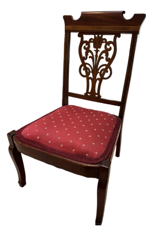 19th Century Chinese Chippendale Chair Mahogany