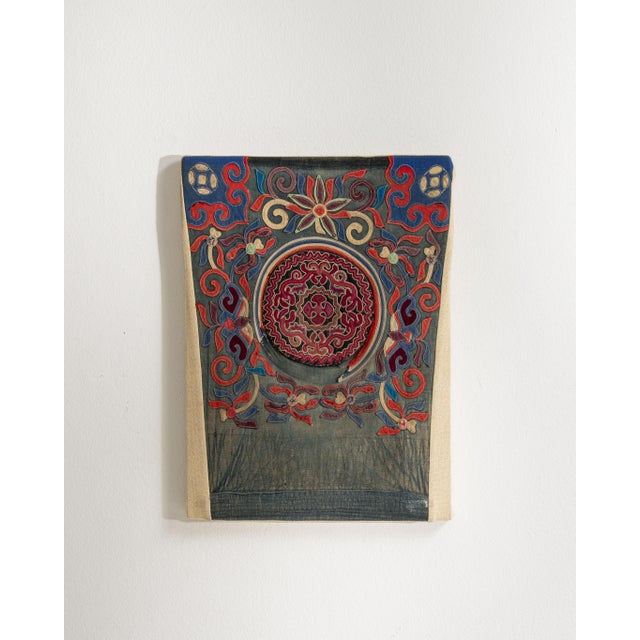 Early 20th Century China Tan Textile Wall Hanging For Sale - Image 14 of 15