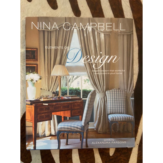 Nina Campbell, Elements of Design, Coffee Table Book For Sale In Savannah - Image 6 of 12