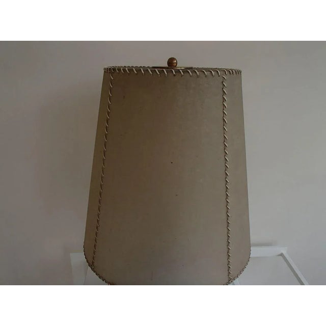 Table Lamp with Parchment Shade from WMF, 1950s For Sale - Image 10 of 14