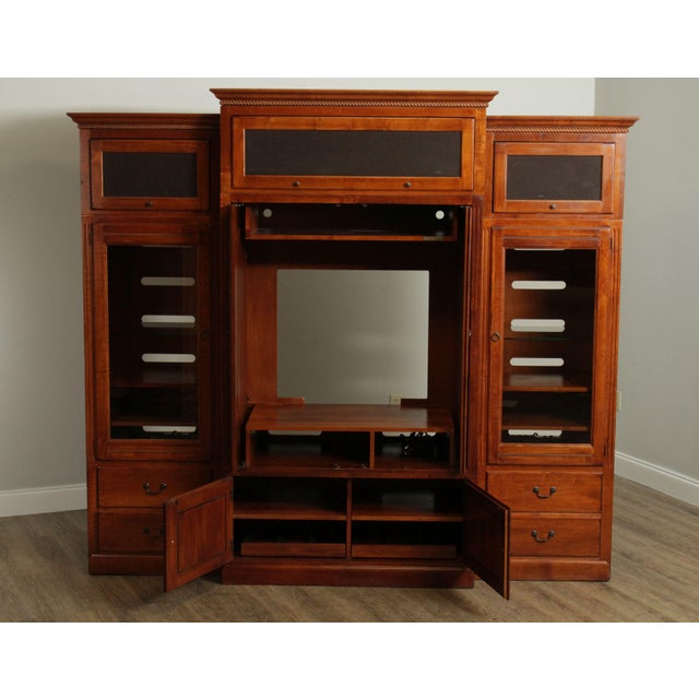 Ethan Allen Country Crossing Large Entertainment Wall Unit For Sale - Image 9 of 13