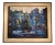 “Cityscape” Large 1950s Vintage Oil on Canvas by Bert Hildebrandt For Sale