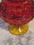 20th Century Le Smith Moon & Stars Amberina Compote Lidded Compote For Sale - Image 9 of 17