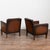Pair of 20th Century Vintage Leather Club Chairs For Sale - Image 18 of 18