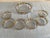 1990s Vintage Italian Glass Fruit and Dessert Bowls from Cerve, Macedonia, 1998, Set of 7 For Sale - Image 5 of 5