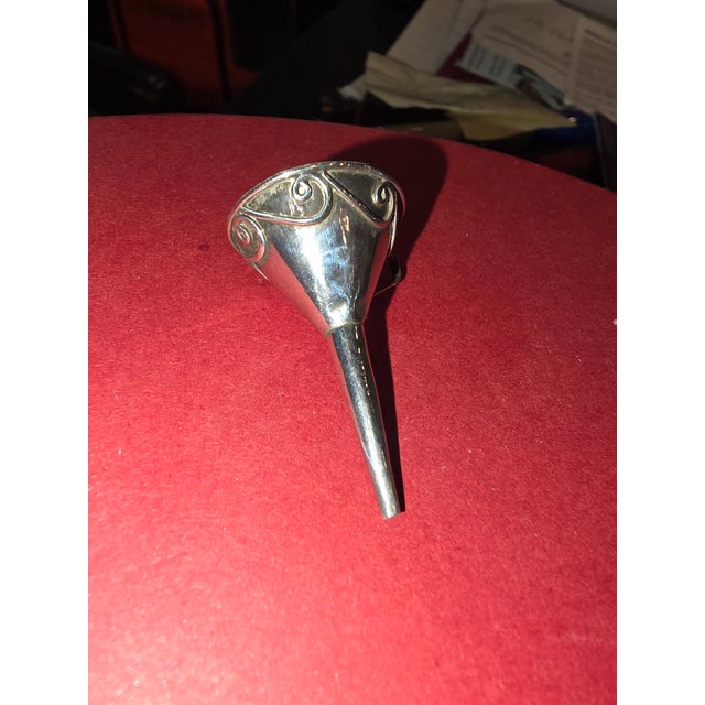 Sterling Silver Perfume Funnel For Sale - Image 9 of 9