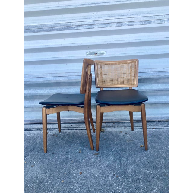Set of 4 Vintage Folding Stakmore Chairs For Sale - Image 10 of 12