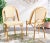 Contemporary California Side Chair, Set of 2 - Natural For Sale - Image 3 of 11