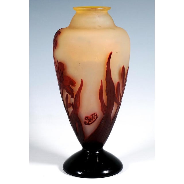 Art Nouveau Cameo Vase by Emile Galle, France, 1900 For Sale - Image 4 of 7