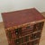 Antique English Bamboo Leather Top Faux Book Chest of Drawers For Sale - Image 11 of 18