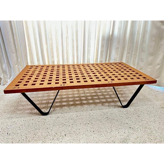 Brown Large Teak Architectural Ship Remnant Coffee Table For Sale - Image 8 of 11