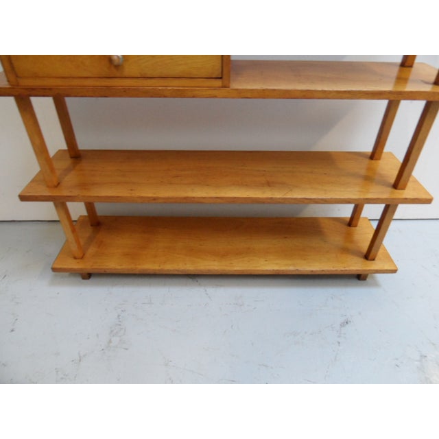 1950s Vintage Open Bookcase in Wood, 1950s For Sale - Image 5 of 16