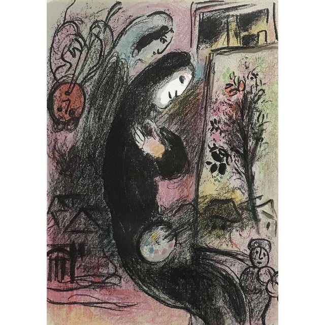 1963 Marc Chagall Original Lithograph Inspiration For Sale