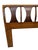 Kent Coffey Mid-Century Modern Kent Coffey Perspecta Walnut & Rosewood Full/Queen Headboard For Sale - Image 4 of 6