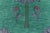 Forest Green Irish Arts & Crafts Vintage Forest Green Rug By C.F.A. Voysey (Fragment) For Sale - Image 8 of 8