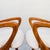 Chocolate Restored 1950s Brown Saltman Solid Mahogany Dining Chairs in Edelman Leather For Sale - Image 8 of 18