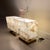 BRAND NEW with Tags Simon Blake Ghost Axis Alabaster Table Lamps. Set of 2. Bulbs included. Height: 11” Width: 12” Depth: 6”