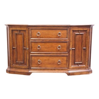Bernhardt Furniture Solid Cherry Traditional Old World 72" Secretary Buffet 327-132 For Sale