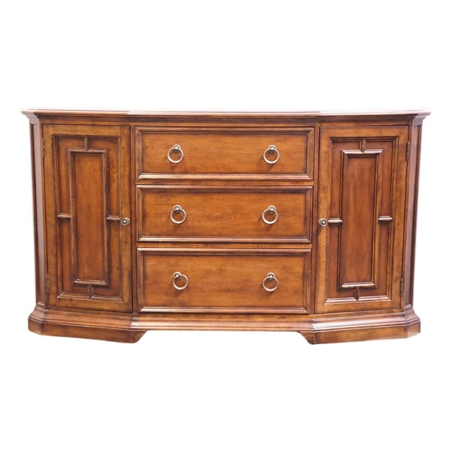Bernhardt Furniture Solid Cherry Traditional Old World 72" Secretary Buffet 327-132 For Sale