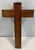 Wood Vintage European Wood and Brass Crucifix For Sale - Image 7 of 7