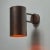 Mid-Century Modern Large Hans-Agne Jakobsson C 627 'Rulle' Dark Brown Patinated Outdoor Sconces - a Pair For Sale - Image 3 of 12