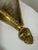 1930s French Art Deco Brass & Frosted Glass Shield Shaped Wall Sconce, a Pair For Sale - Image 11 of 14