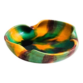 MCM Handmade Pottery Tray For Sale